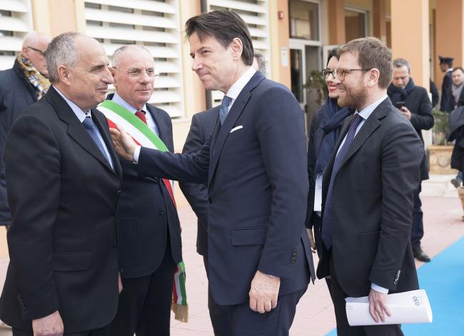 Il premier Conte all'IIS Severi di Gioia Tauro
